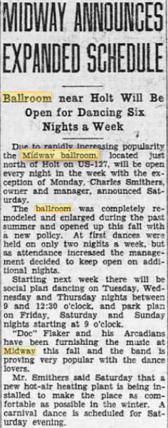 Midway Gardens (Midway Ballroom) - 1931 Article